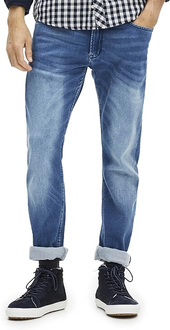 Celio FOKNIT2 Jeans Straight, Blu (Stone), 27W x 34L (Taglia Produttore:34)  Uomo : Amazon.it: Abbigliamento