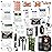 EVERLIT 250 Pieces Survival First Aid Kit IFAK EMT Molle Pouch Survival Kit Outdoor Gear Emergency Kits Trauma Bag for Camping Boat Hunting Hiking Home Car Earthquake and Adventures