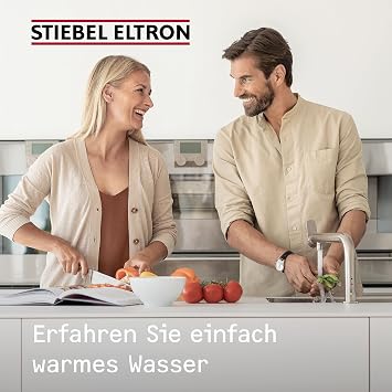 Neueste Generation STIEBEL ELTRON Boiler UFP 5 Trend mit thermostop-Funktion sehr kompakt Untertischboiler 5 Liter Niederdruck mit Stecker 230V 2 kW Made in Germany 204966 [Energieklasse A]