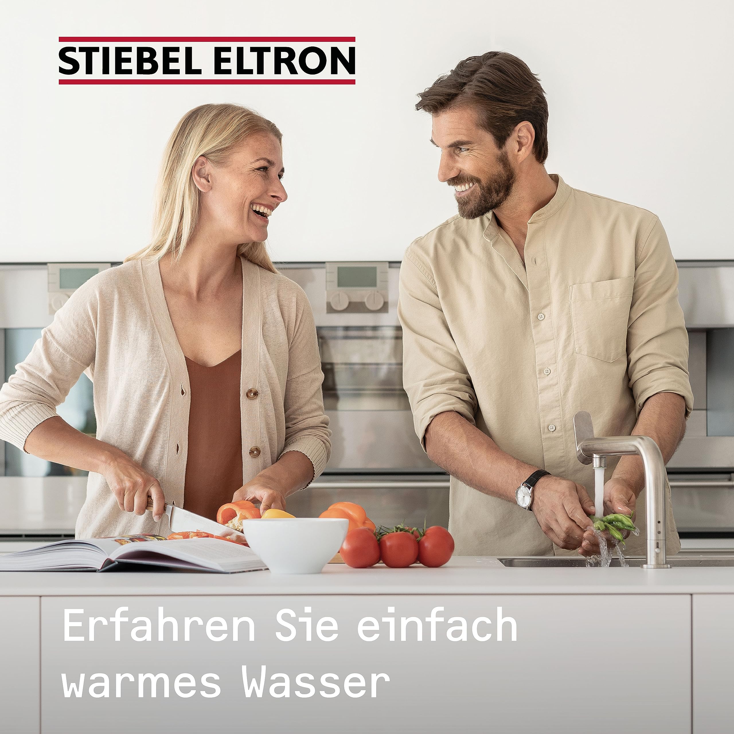 Neueste Generation STIEBEL ELTRON Boiler UFP 5 Trend mit thermostop-Funktion, sehr kompakt, Untertischboiler 5 Liter Niederdruck, mit Stecker 230V, 2 kW, Made in Germany, 204966