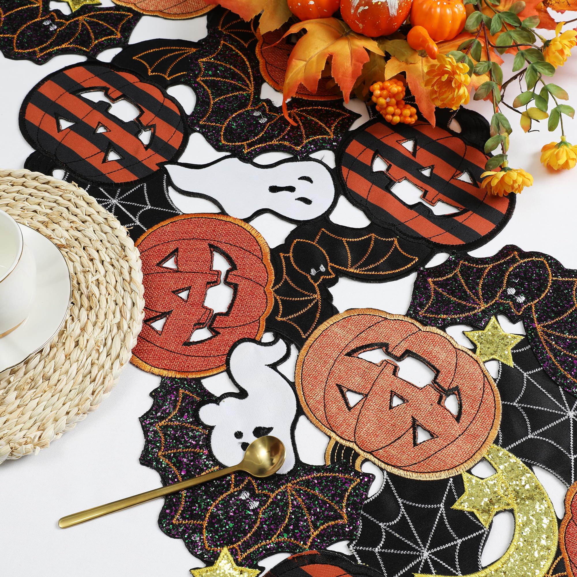 Snapklik.com : OWENIE Halloween Table Runner 36 Inches Long ...