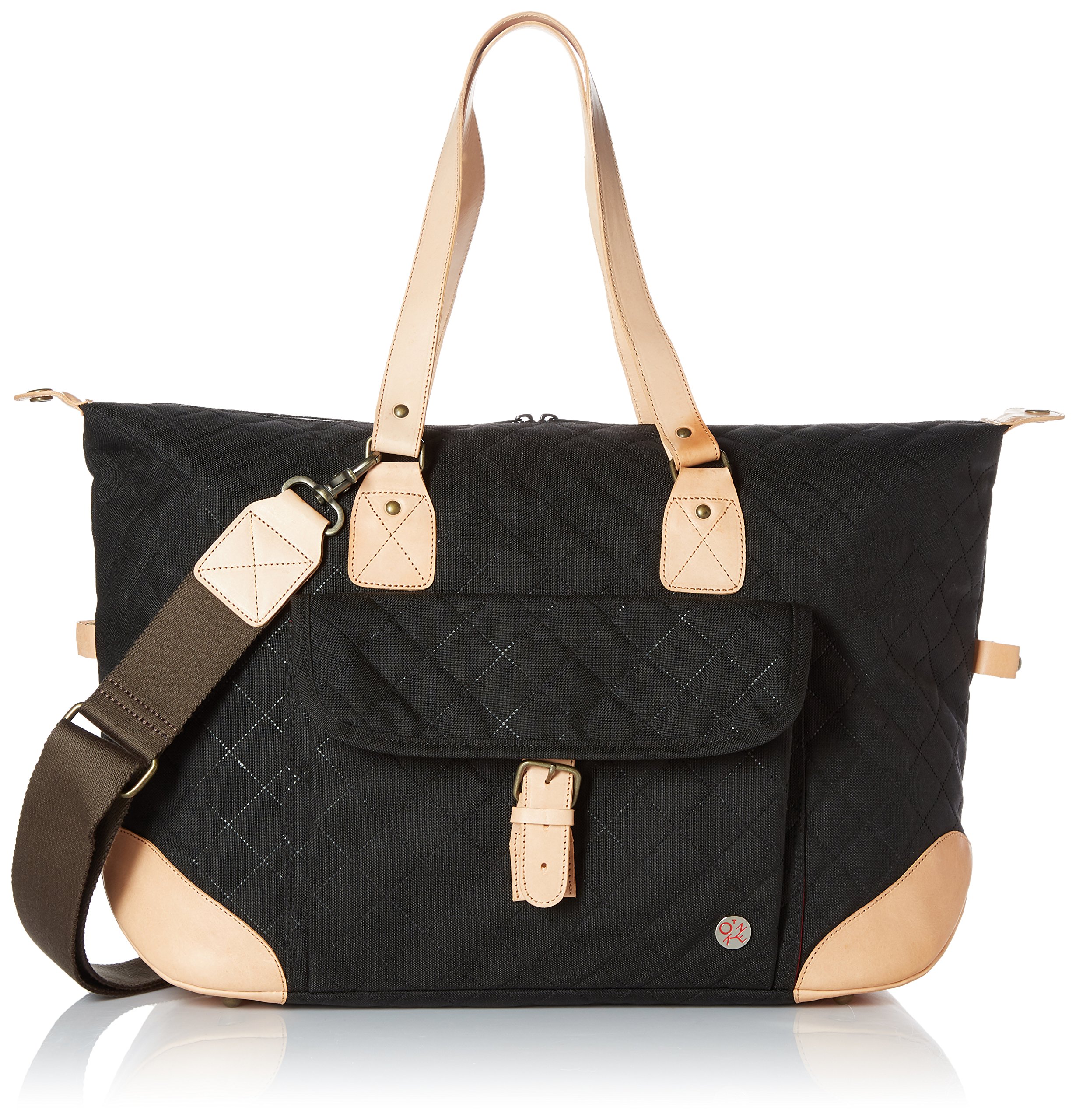 Token Bags Quilted Lafayette Duffel Bag M, Black, One Size