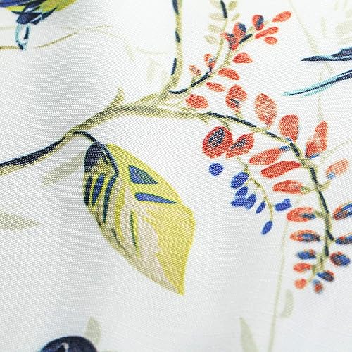 Miniatura 6 de VOGOL Juego de cortinas y cenefas para sala de estar, cenefas de granja para ventana de cocina, nivel de cortina de pájaros para ventanas pequeñas,