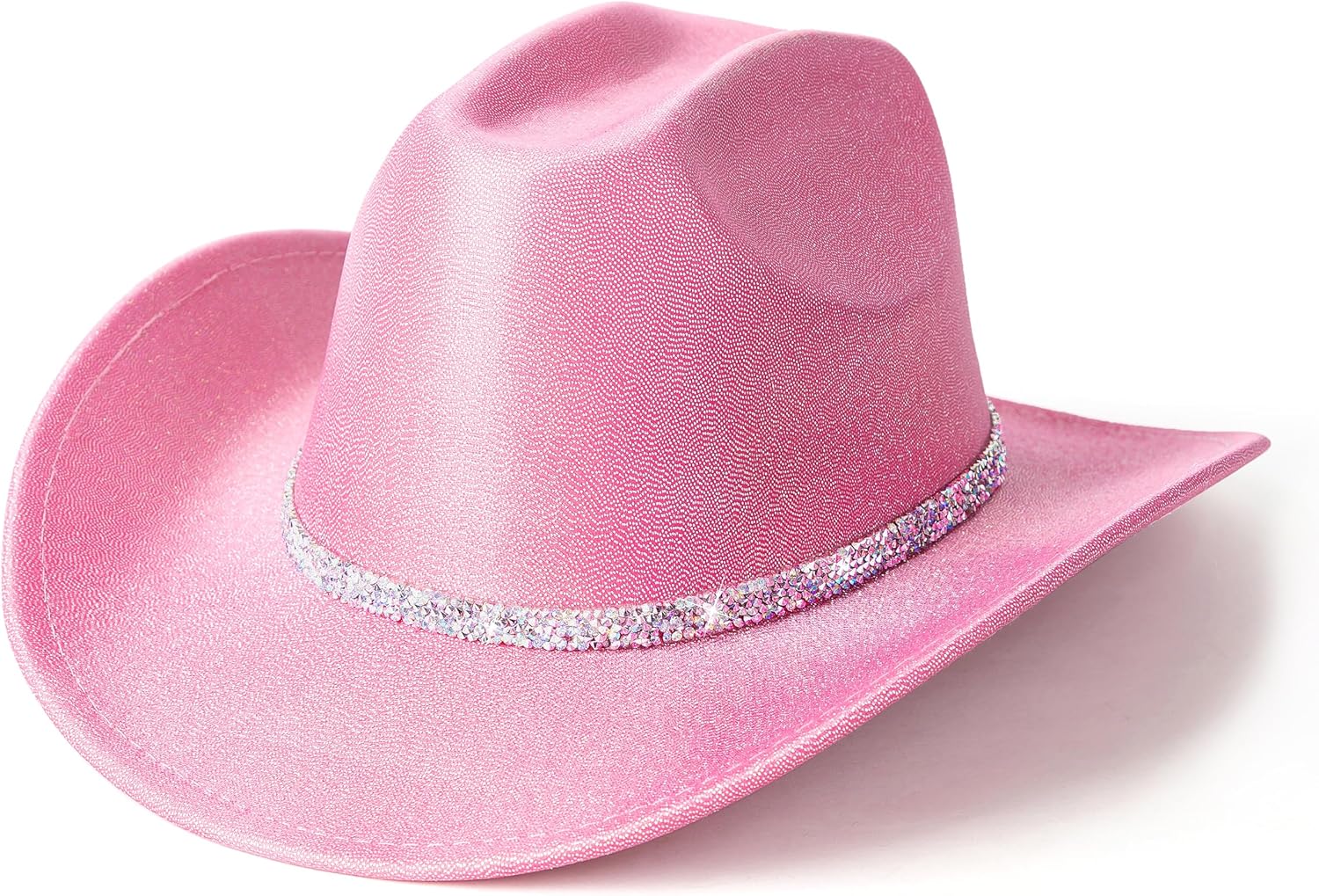 Lisianthus Glitter Cowboy Hat for Women and Men Party Disco Cowgirl Hat