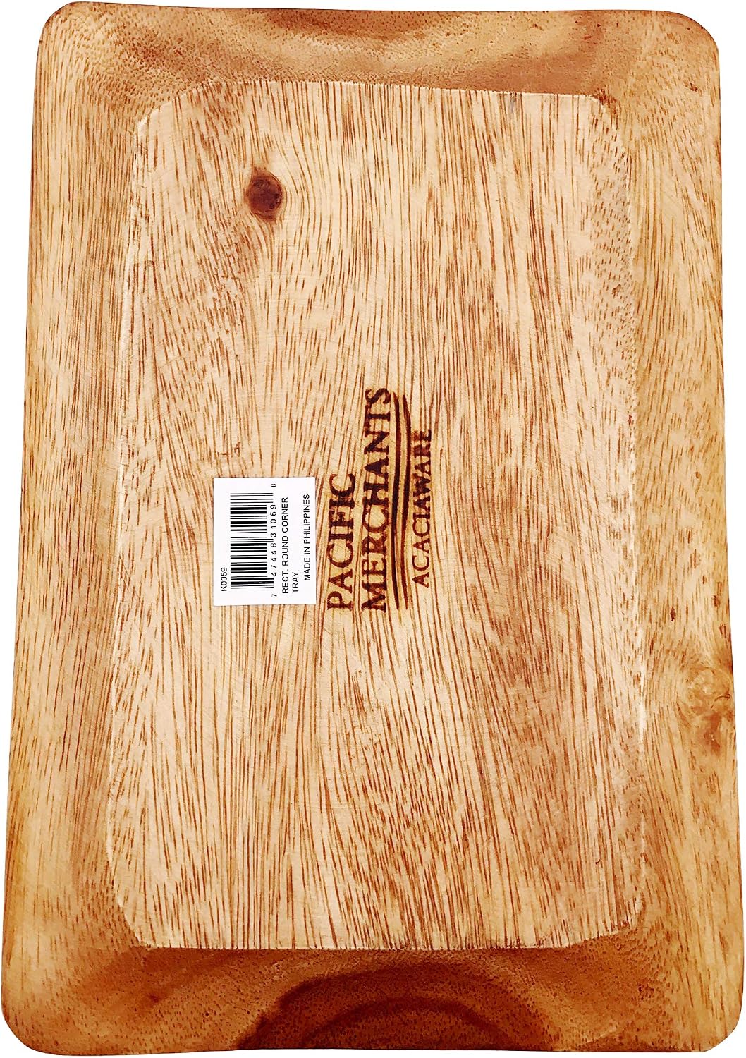 Up To 40% OFF Pacific Merchants Acaciaware 10.5-by 7.25-by .75-Inch Acacia Wood Rectangle Serving Tray, 1 EA