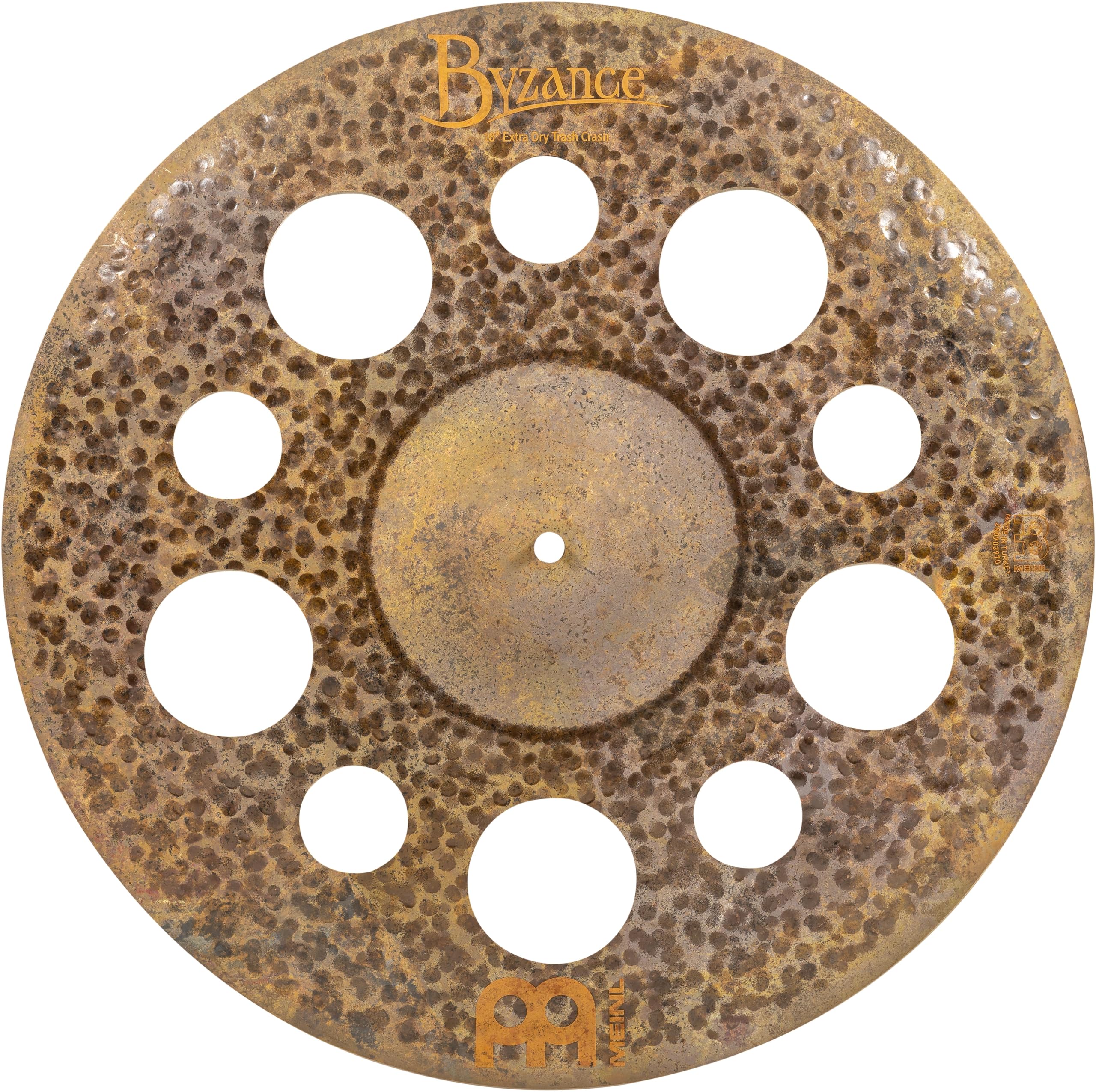 Meinl Cymbals Byzance Extra Dry Cymbale Trash Crash 18 pouces (45,72cm) pour Batterie - B20 Bronze, Finition Brute et Traditionnelle (B18EDTRC)