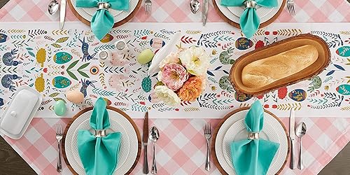 Vista 5 de DII Pascua Folk Garden Cocina Textiles