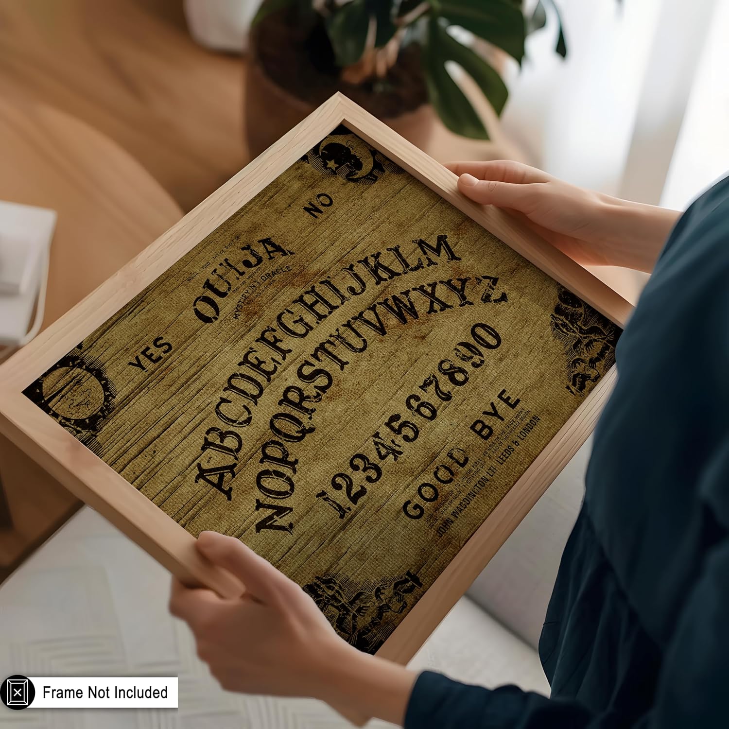 Poster Master Classic Spiritual Poster - Vintage Supernatural Print - 8x10 UNFRAMED Wall Art - Gift for Artist, Friend - Old Ouija Board, Paranormal, Psychic, Seance - Wall Decor for Home, Office