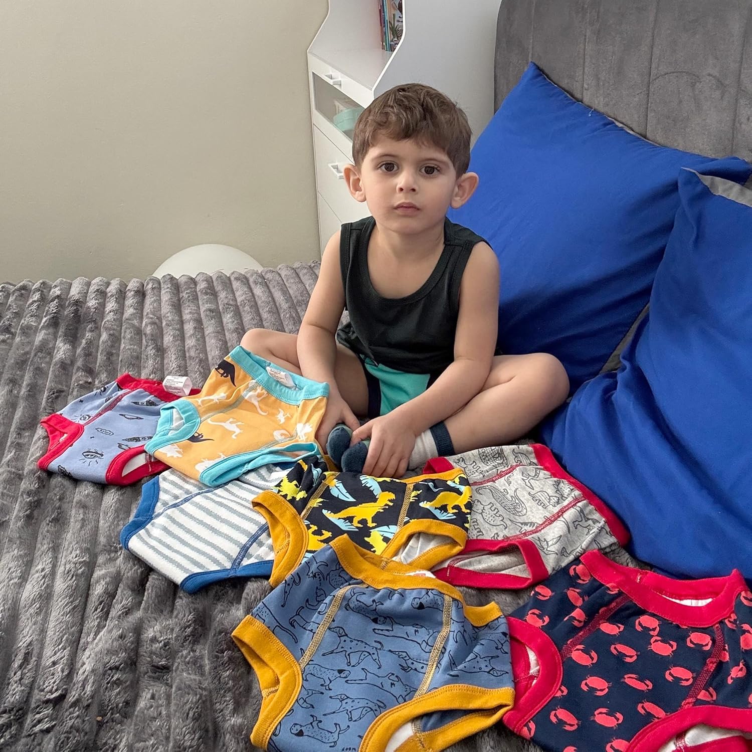 BIG ELEPHANT 10-Pack Baby Potty Training Underwear, Soft 100% Cotton Absorbent Training Pants for Boys & Girls, 4T - Image 3