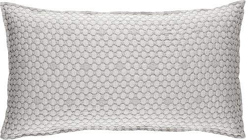 Miniatura 5 de Pine Cone Hill Lodi - Funda de almohada Matelasse, tamaño estándar, patrón sólido plateado