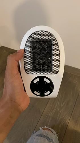 Amazon.com: Minetom 350W Space heater, Wall Outlet Electric Space Heater as  Seen on TV with Adjustable Thermostat and Timer and Led Display, Compact  for Office Dorm Room : Home u0026 Kitchen