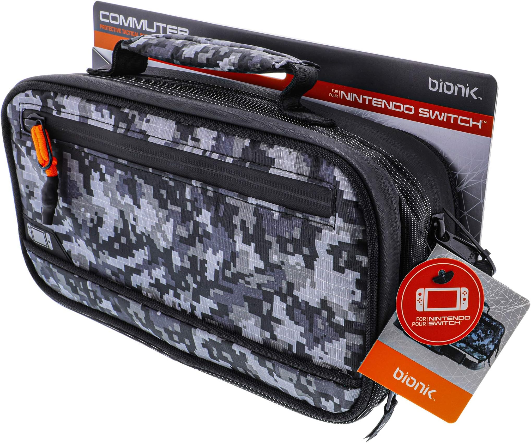 Bionik BNK-9036 Commuter Camo Bag for Nintendo Switch