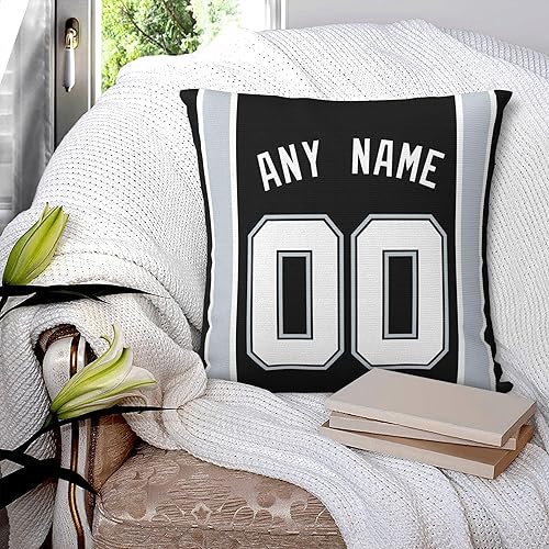 Miniatura 3 de San Antonio - Funda de almohada personalizada con cualquier nombre y cualquier número, almohada personalizada para hombres y jóvenes