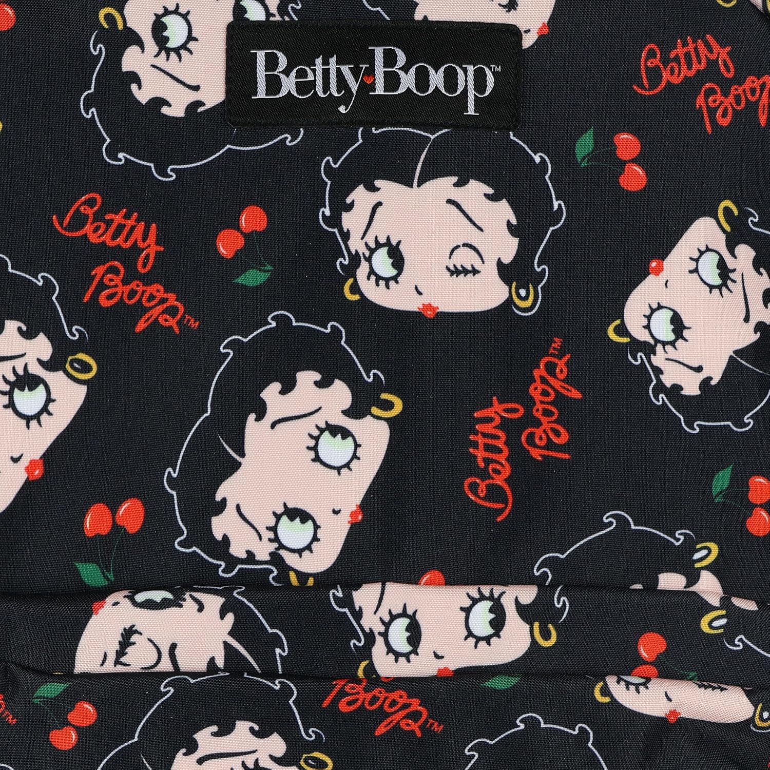 Mad Engine Betty Boop Backpack 18" with Adjustable Padded Shoulder Straps Book Bag Tote