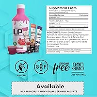 Vista 3 de LPS Suplemento líquido de colágeno y proteína de suero Sin azúcar, sin colorantes, bebida sin OGM Colágeno hidrolizado y péptidos de suero que