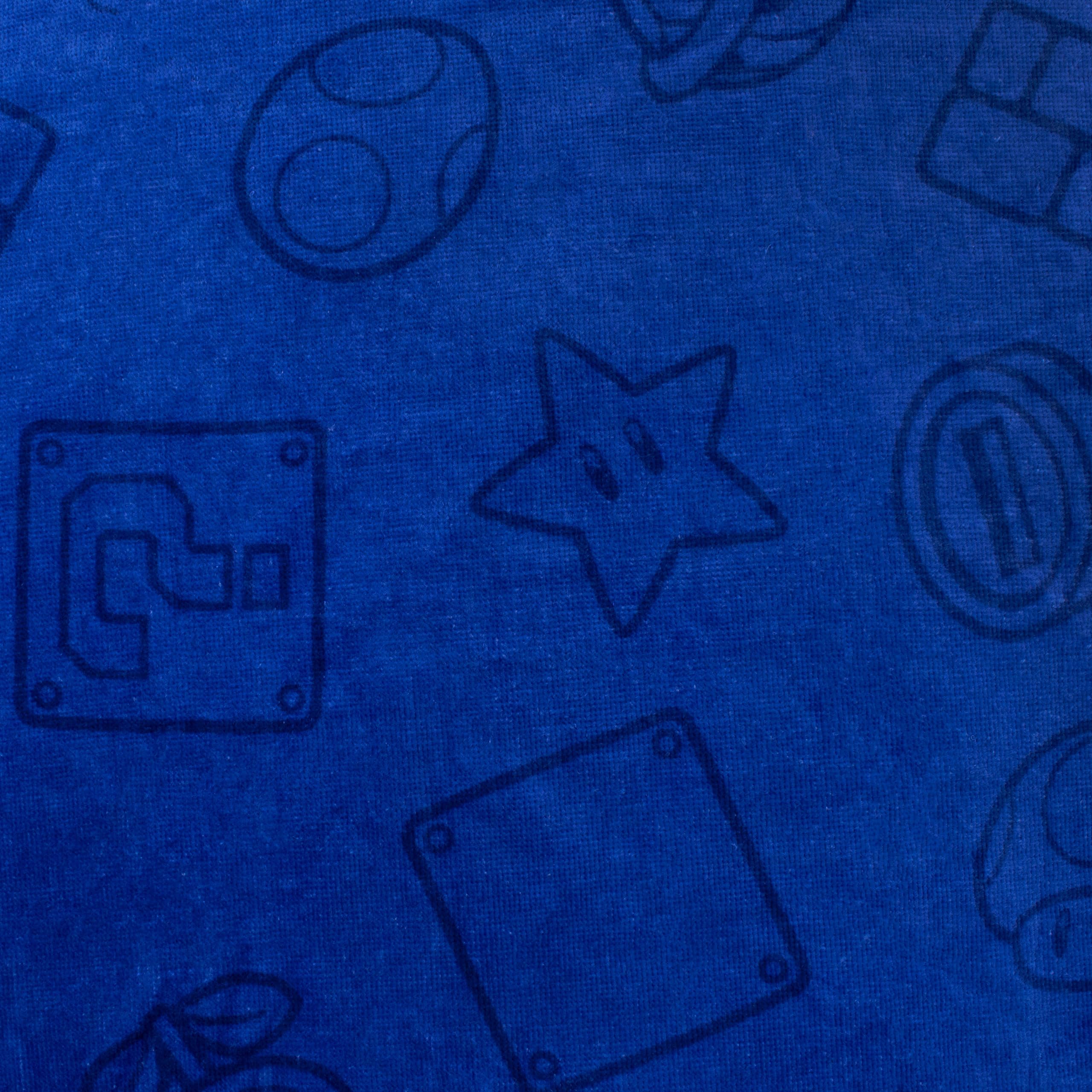 SUPER MARIO BROS Garçons Jeux Serviette à Capuche Poncho Maillots de Bain pour Enfants Taille Unique Bleu