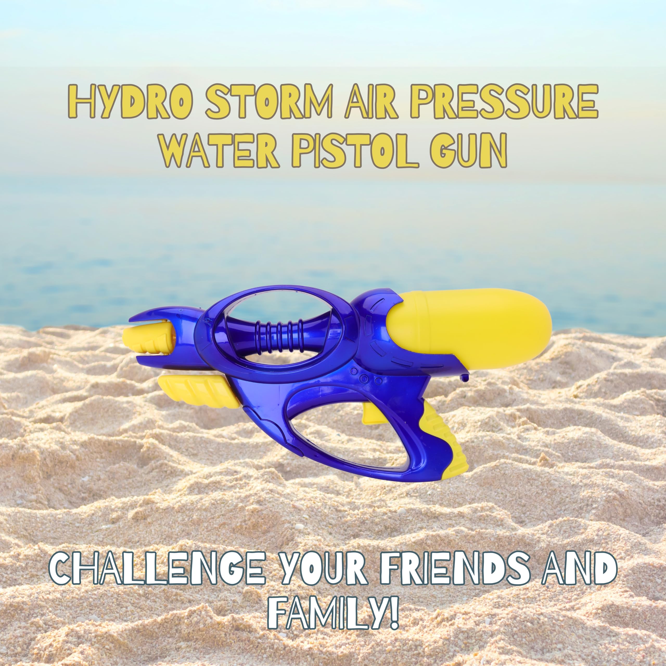Toyland® 40cm (16") Hydro Air Pump Water Blaster - 25-30ft Range - Water Soaker Gun Outdoor & Beach Toys 3+ Years - Image 2