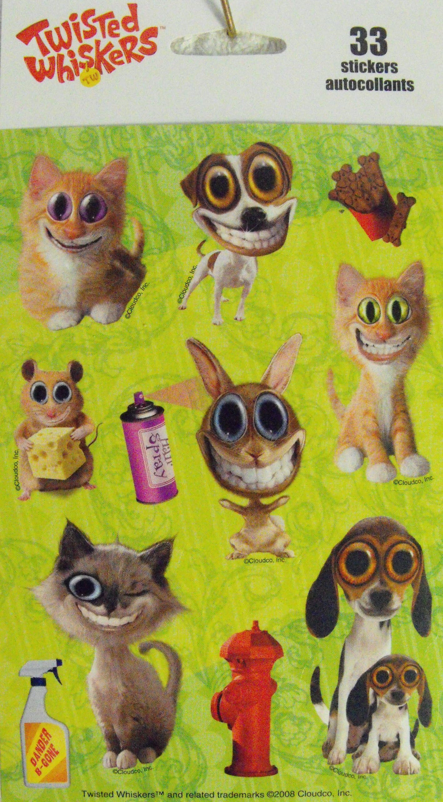 Twisted Whiskers 33 Stickers