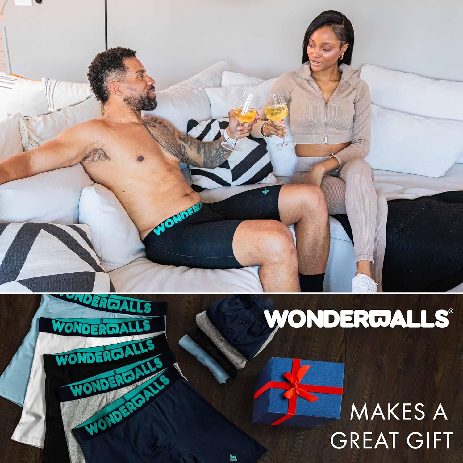 Wonderballs Long Boxer Briefs for Men - Certified Non-Toxic Ultra-Soft Peruvian Pima Cotton Modal Athletic Underwear for Men - Image 6