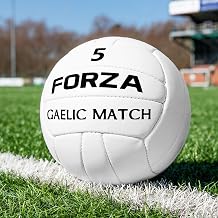 FORZA Gaelic Match Football | Official Size | 100% Hand Stitched