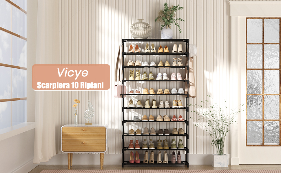 SCARPIERA PER 50 PAIA DI SCARPE, per Solo 34.90 EUR. Invio GRATIS 24