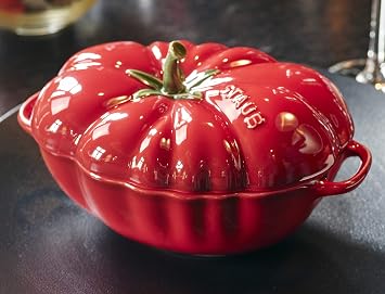 Staub Tomato Casserole 40511-855-0 Enamelled Surface Ceramic