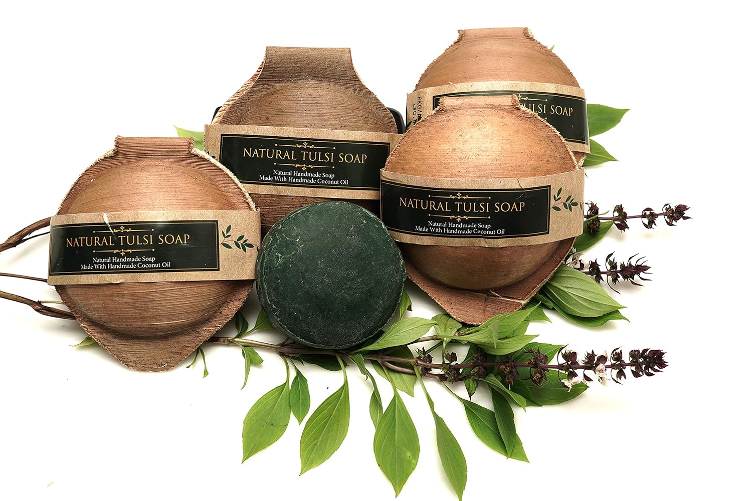 Buy looms & weaves Natural & Ayurvedic Handmade Tulsi Soaps for all