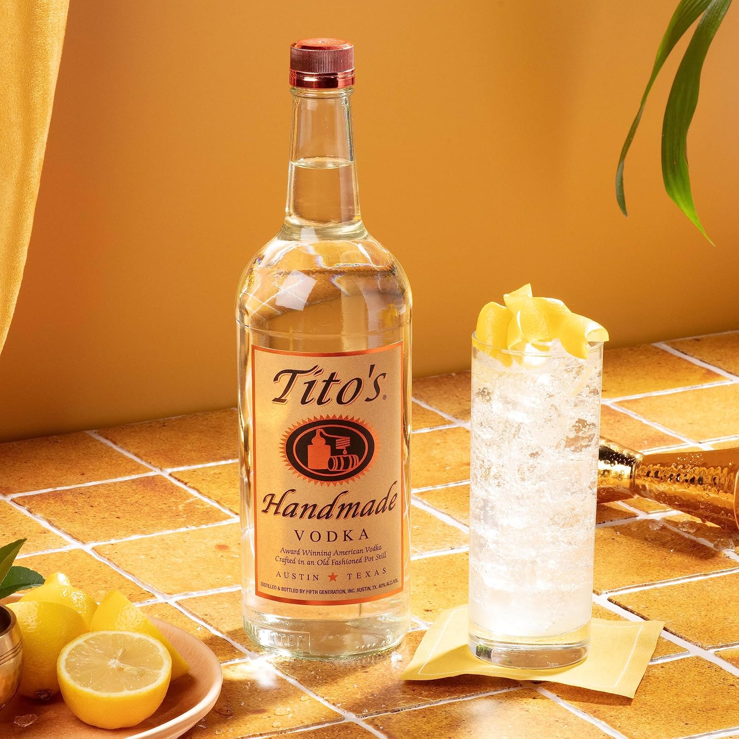 Tito's Handmade Vodka, 1.75 L, 80 Proof
