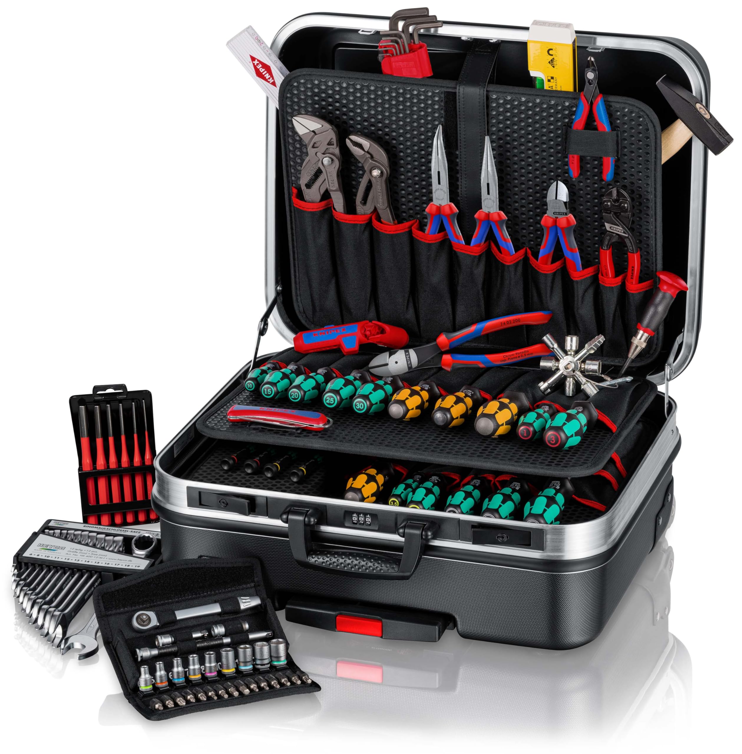 KNIPEX Werkzeugkoffer "BIG Basic Move" Mechanik, 00 21 06 M