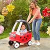 little tikes Ladybug Cozy Coupe Car - Ride-On with Real Working Horn, Clicking Ignition Switch, Fuel Cap