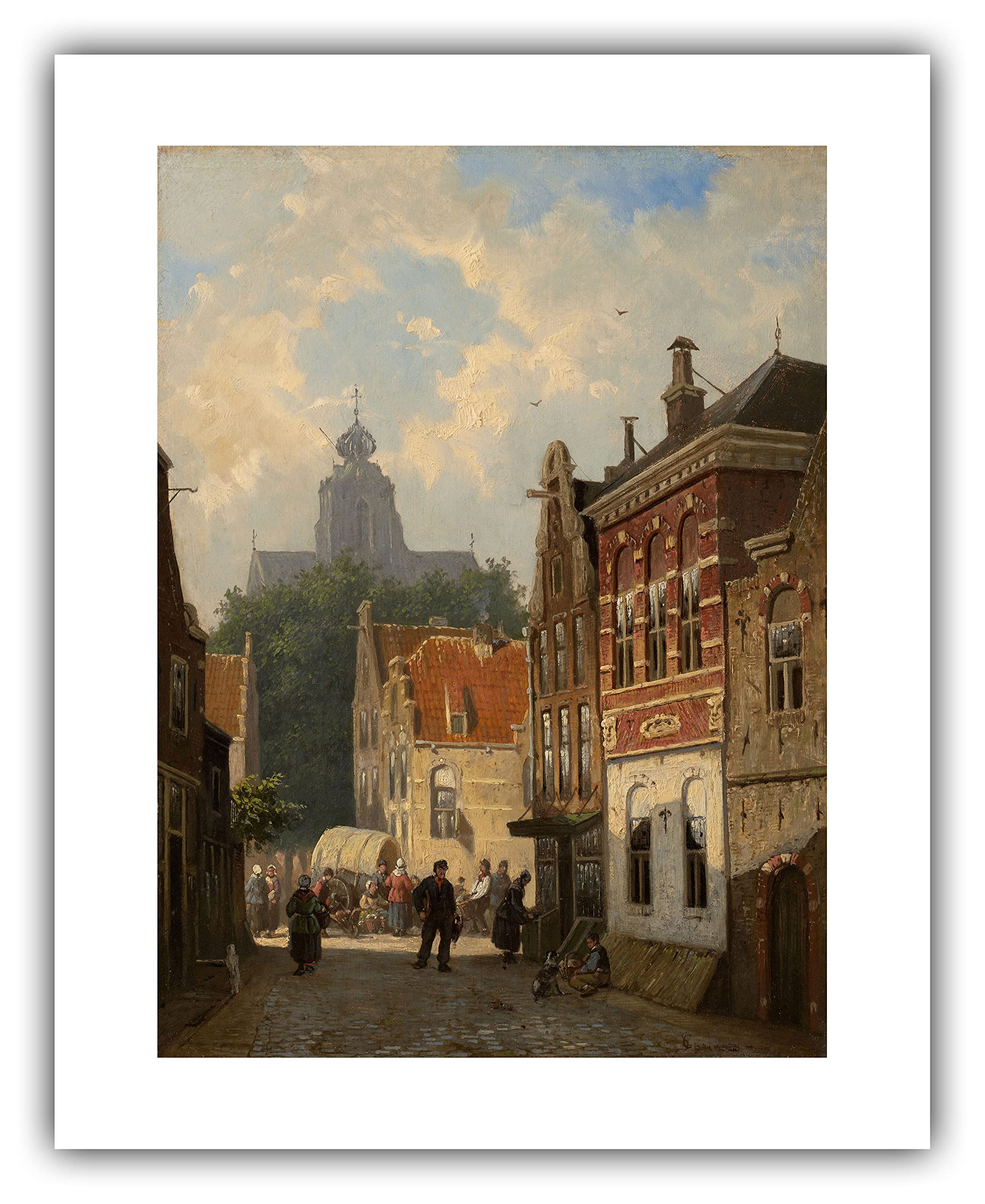 Amazon.com: The Ibis - Cornelis Springer : ''Dutch Street Scene