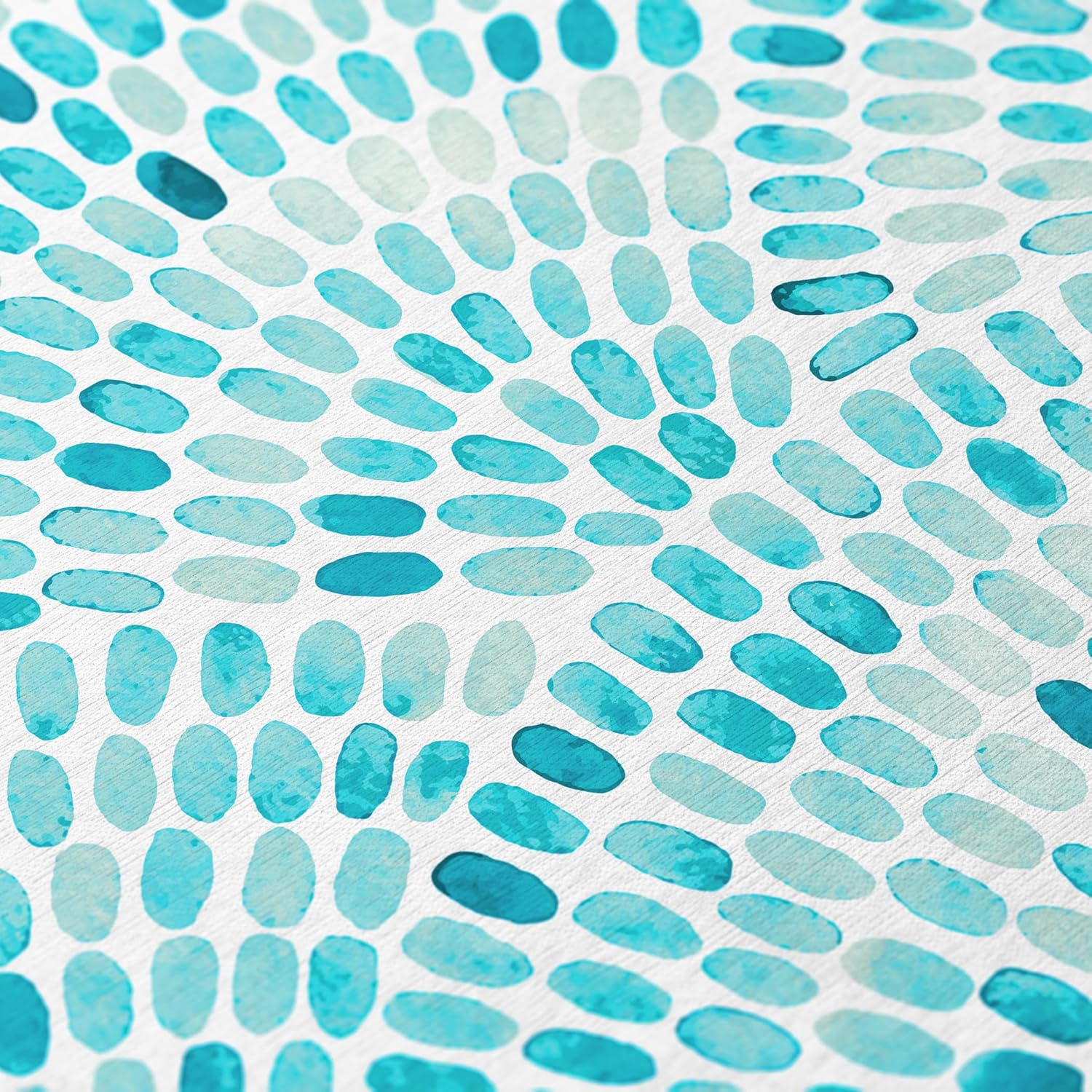 Addison Rugs Surfside ASR37 Aqua 2'3" x 7'6" Indoor Outdoor Runner Rug, Easy Clean, Machine Washable, Non Shedding, Bedroom, Living Room, Dining Room, Kitchen, Patio Rug