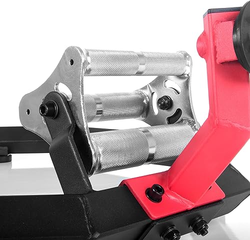 Miniatura 4 de Barra de trampa hexagonal, barra especial con asas giratorias de triple agarre en 1.181 in, 1.496 in y 1.772 in de diámetro, se adapta a placas de