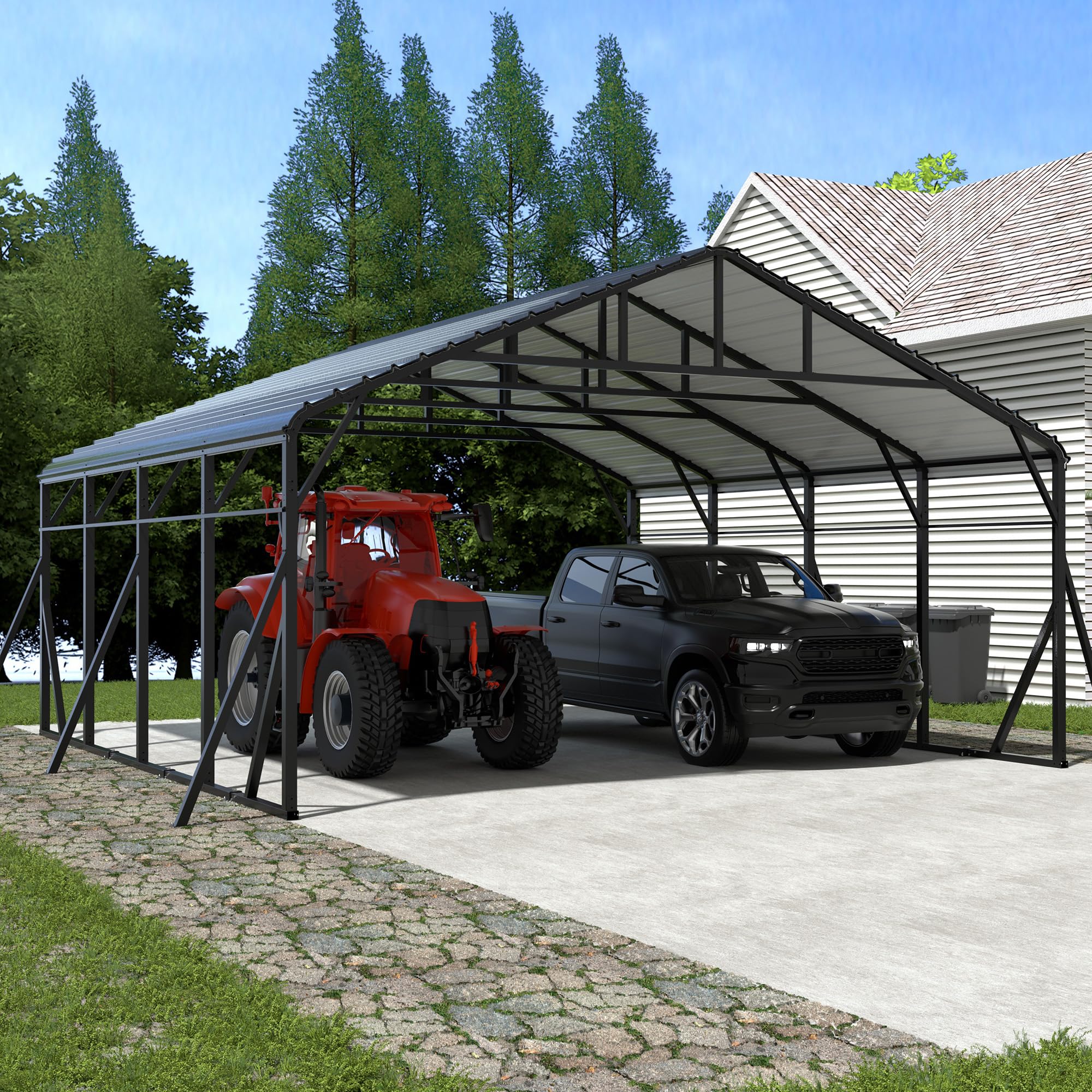 Xilingol Metal Carport 20x20 FT