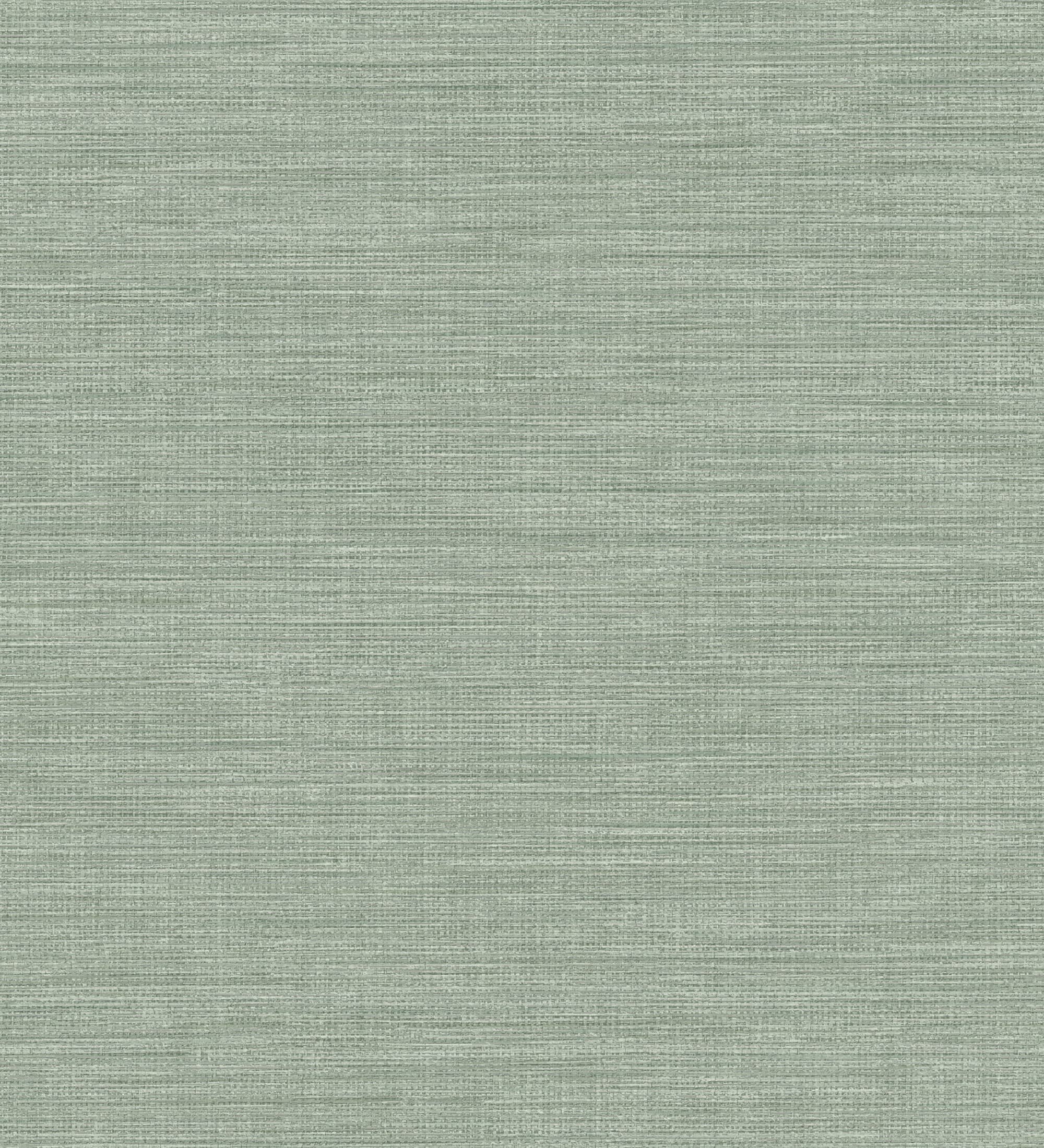 GAULAN 681992 - Papel pintado liso de fibras vegetales en tonos verdes efecto nacarado para pared salón dormitorio pasillo comedor - Rollo de 10 m x 0,52 m
