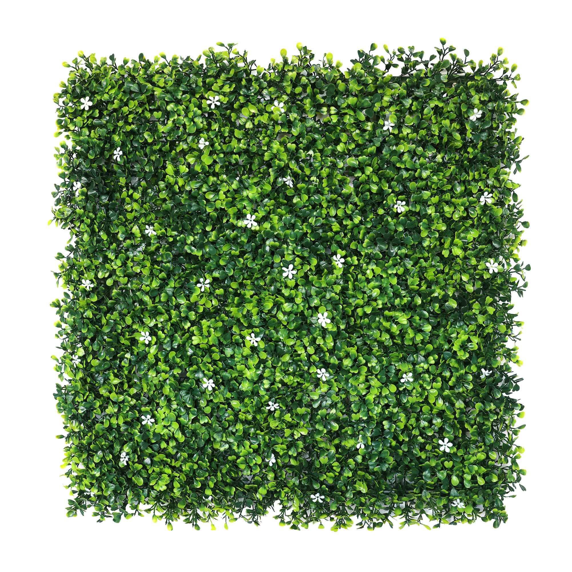 Panneau de haie vertical artificiel Well Home 100x100cm pour decoration