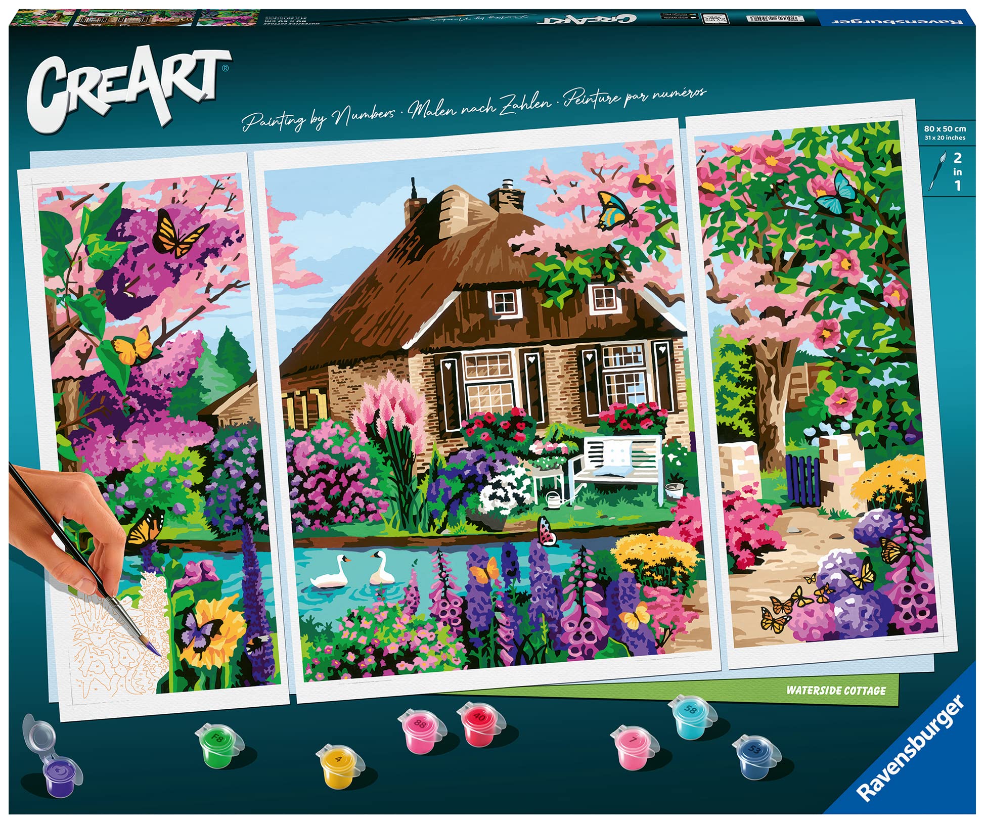 Ravensburger Schilderen Op Nummer Cottage Garden