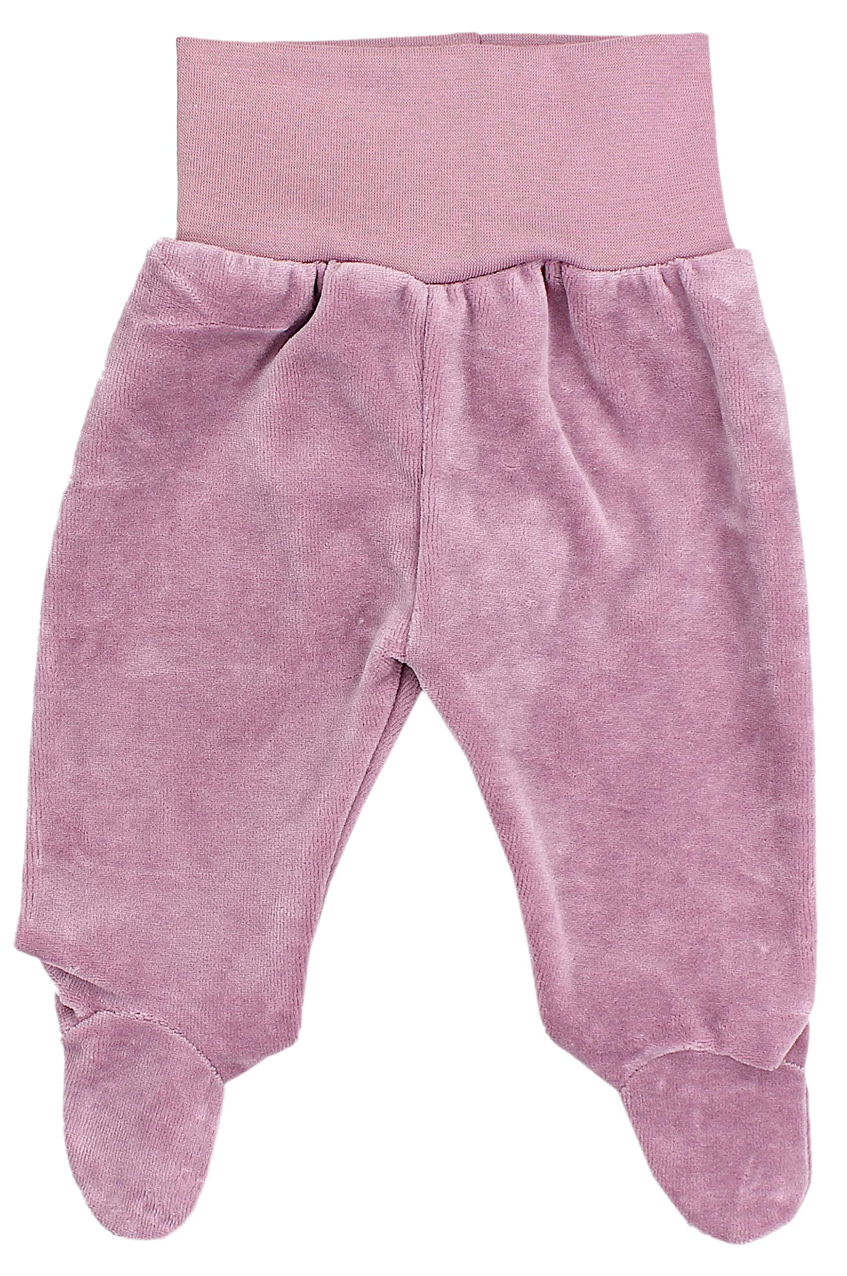 TupTam Pantaloni con Piedini da Neonato per Bambine e Ragazze in Velour, 3 Pezzi