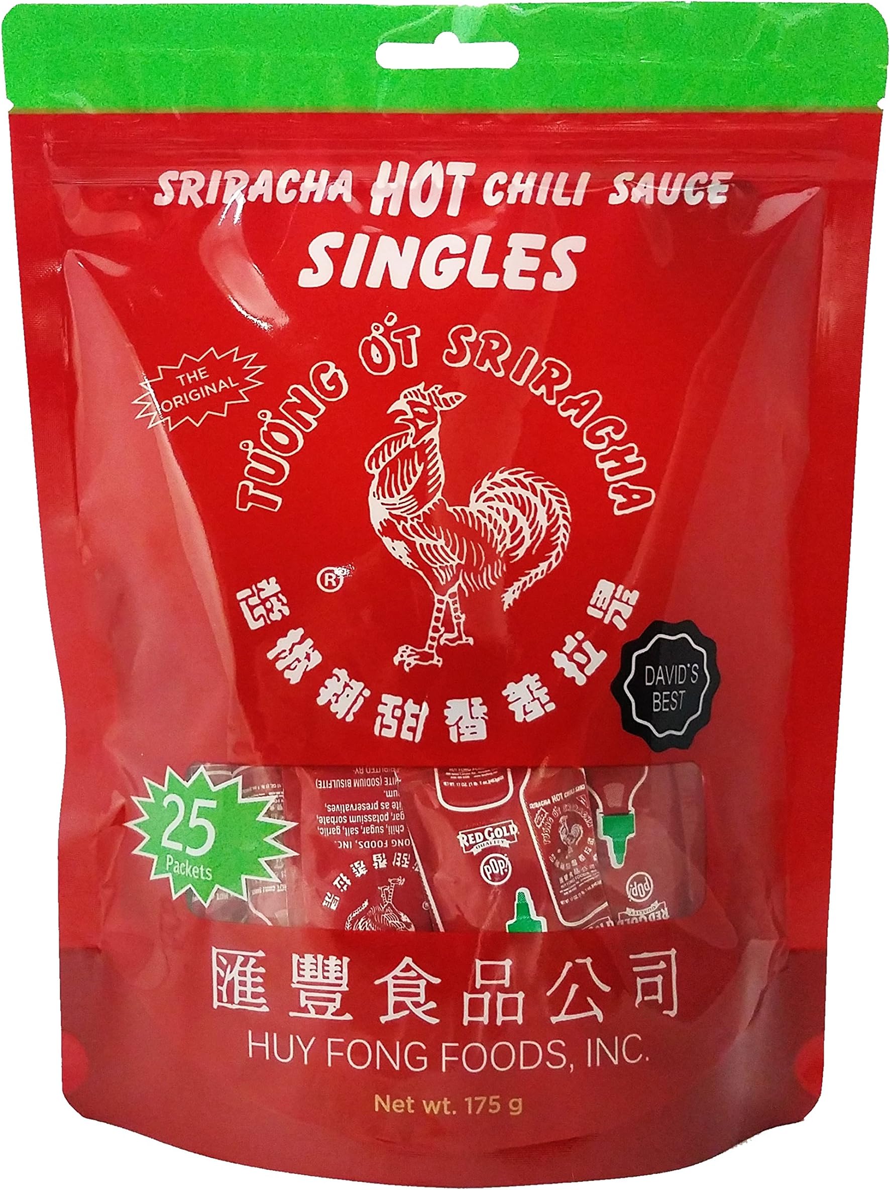 Sriracha Hot Chili Sauce Travel Pack (25 packets)