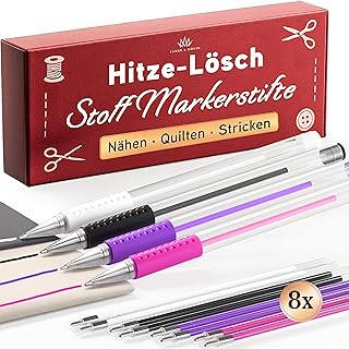 Hitze-Stoffmarker Set für Nähen & Quilten [900m Schreiblänge] - Nähzubehör Zubehör Schneiderkreide Alternative Nähmaschinen Zubehör Nähen & Stoffe Nähzeug Sewing Accessories