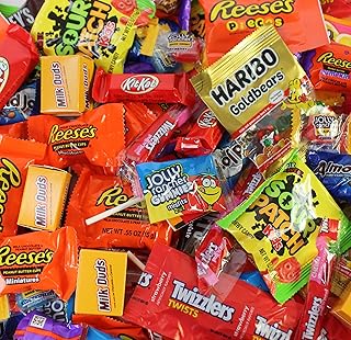 Chocolate and Candy Variety Pack - 2 LB Assorted Chocolate Candy Bulk - Bulk Candy Bag Candy Mix - Halloween Candy Bulk Individually Wrapped Candy - Chocolates - Variety Candy Bag - Fall Candy