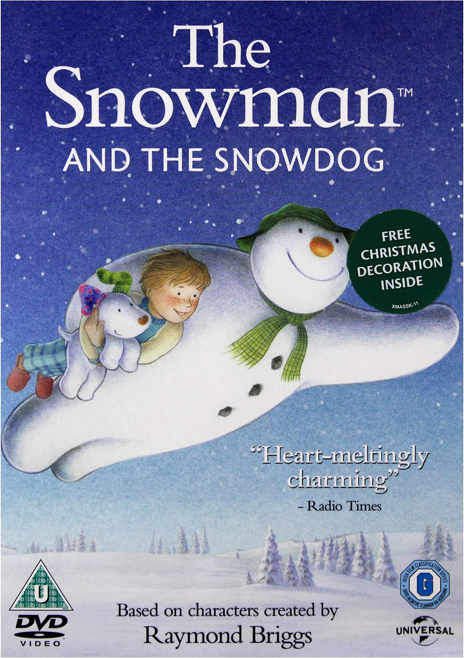 The Snowman and the Snowdog (Christmas Decoration) [DVD] [2012]