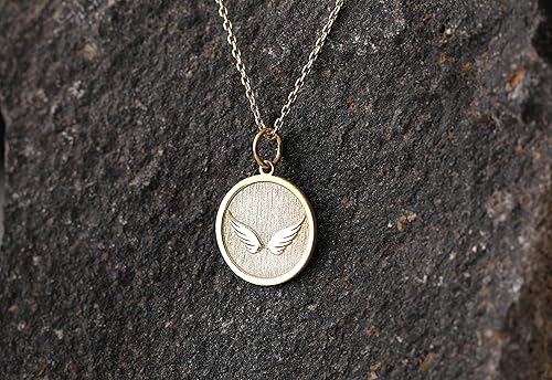 Miniatura 2 de Tiny Angel Wing Necklace, Angel Wing Necklace, Double Wings Charm Necklace, Angel Wing Pendant, Angel Wing Jewelry, Birthday Gift Necklace