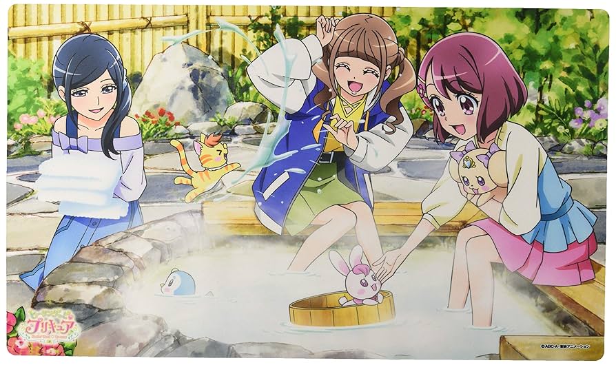 ヒーリングっどプリキュア ラバーマット ABCDE エンスカイから美麗イラストのラバーマット！『ヒーリングっど