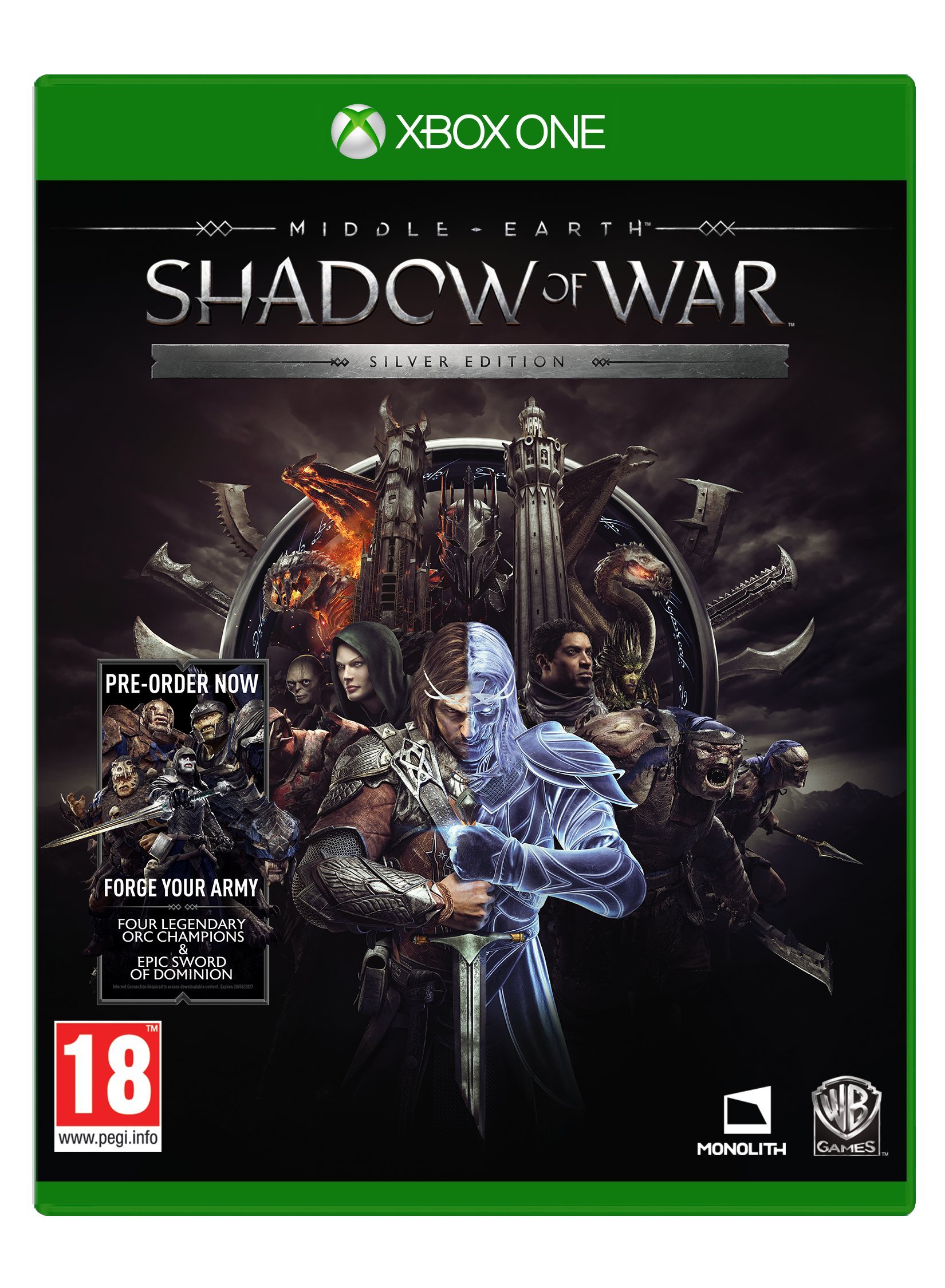 Middle-Earth: Shadow of War - Silver Edition (Xbox One) (B07672SRL6) Amazon Price History, Amazon Price Tracker