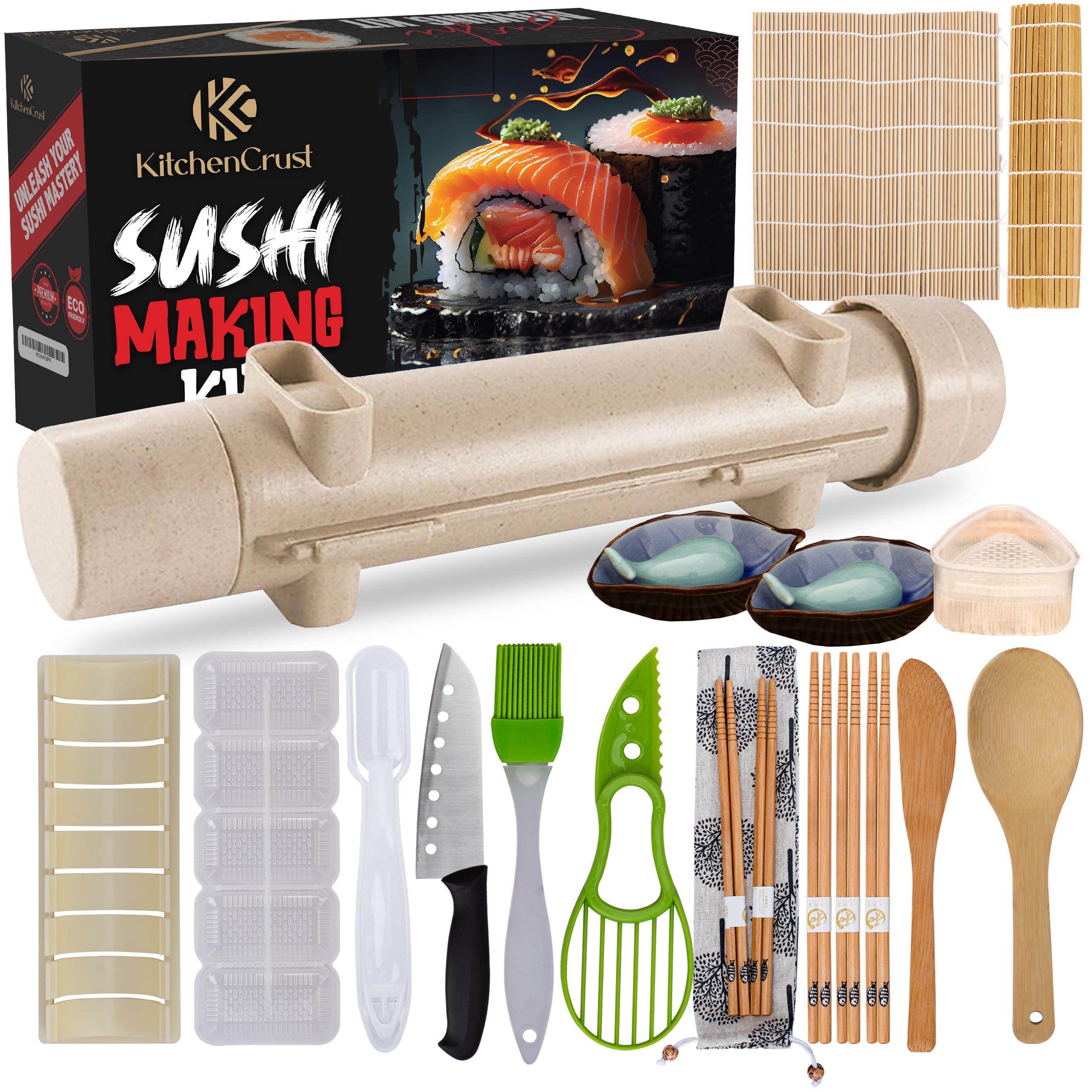 KitchenCrust 22-in-1 Sushi Making Kit