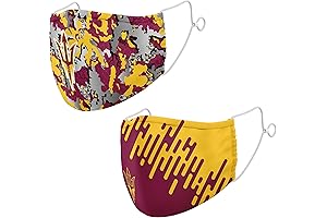 Arizona State University Adult Digital Face Mask – Maroon 2-Pack