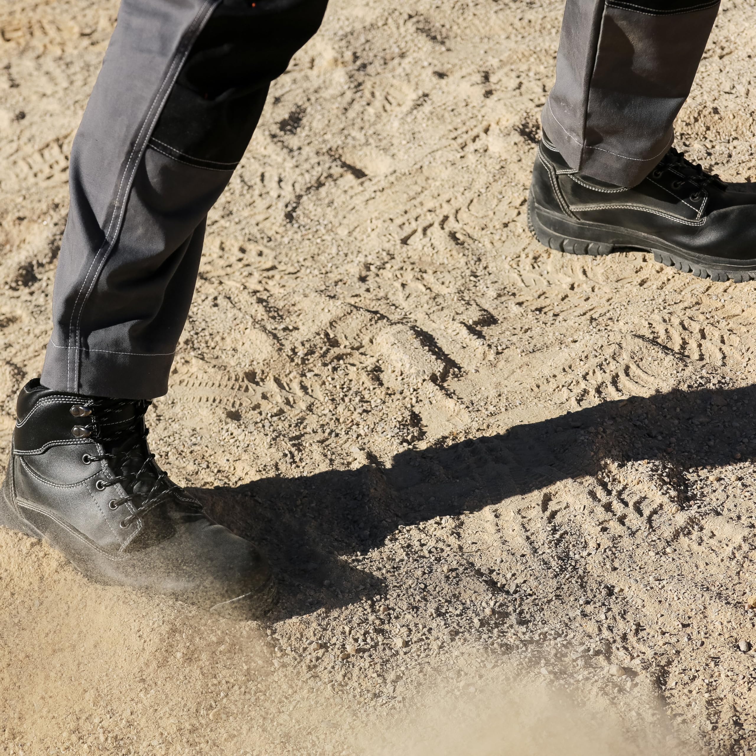 Black Hammer Botas de seguridad para hombre, botas de trabajo duraderas, perfectas para construcción y uso industrial Max