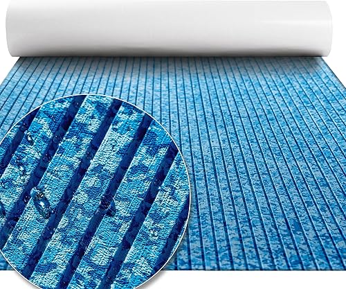 Miniatura 13 de FOCEAN Pisos para lancha de espuma de etilvinilacetato, cubierta de lancha, piso marino camuflado, autoadhesivo, alfombrillas marinas para lanchas