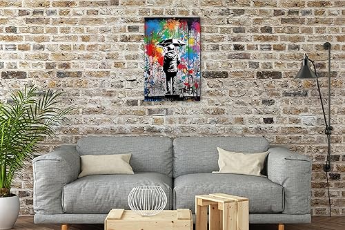 Miniatura 383 de ANRUOXI Graffiti - Lienzo decorativo para pared, diseño abstracto retro, pintura urbana moderna, póster de decoración de pared de zapatos para